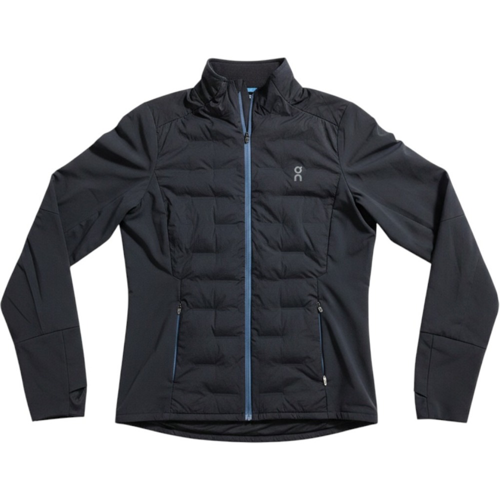 On Running Climate Jacket Women Small Black Quilted Insulated Running Full Zip